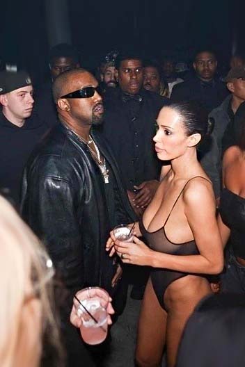 Канье Уест и Бьянка в клубе после гремми 2025