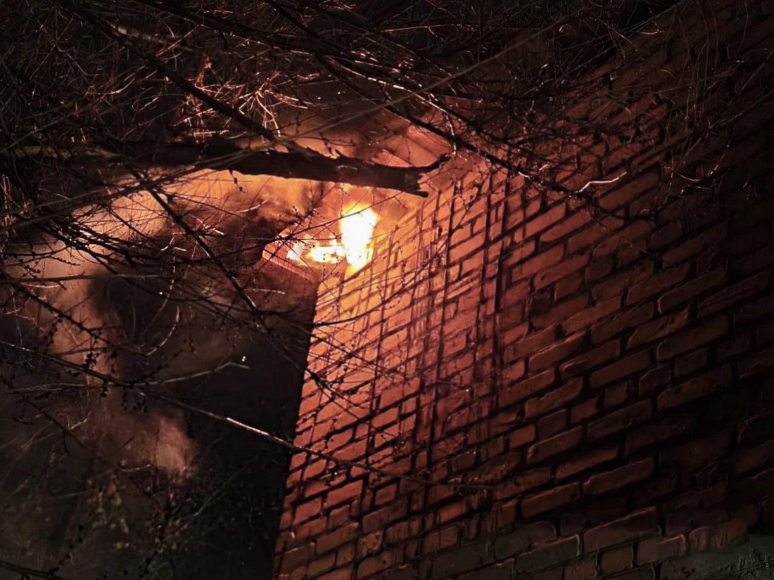 В Северодонецке произошел пожар в административном здании