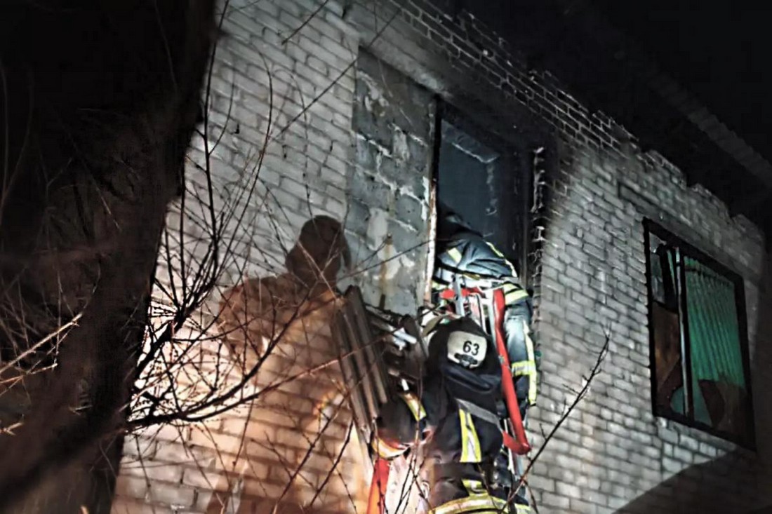 В Северодонецке произошел пожар в административном здании