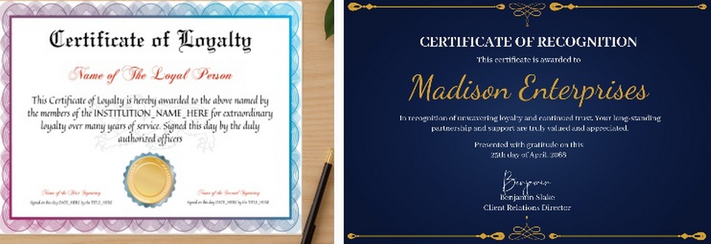 Сертификаты лояльности 2026.