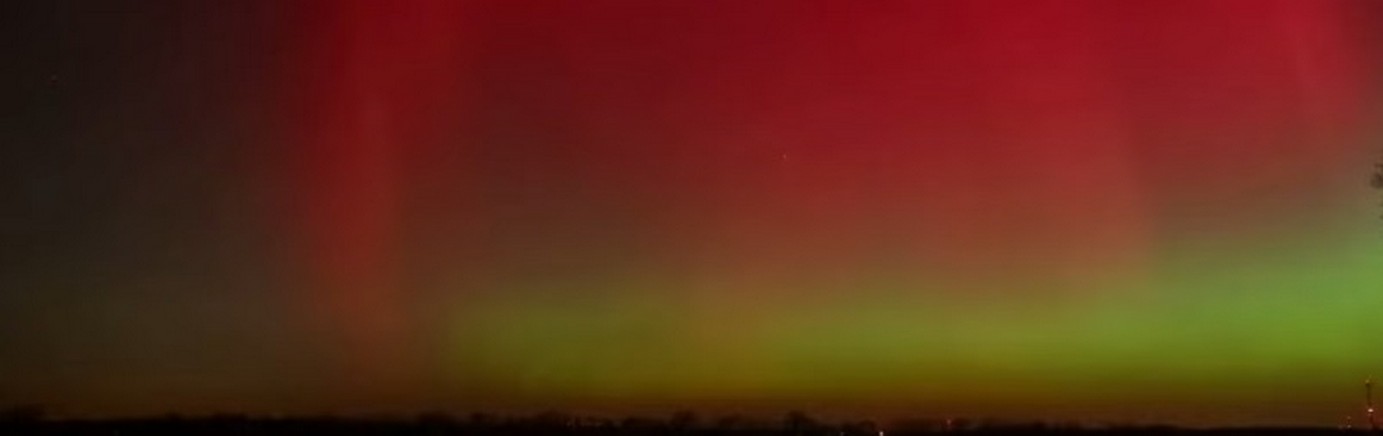 Северное сияние в Луганске январь 2026. Северное сияние в Луганске январь.